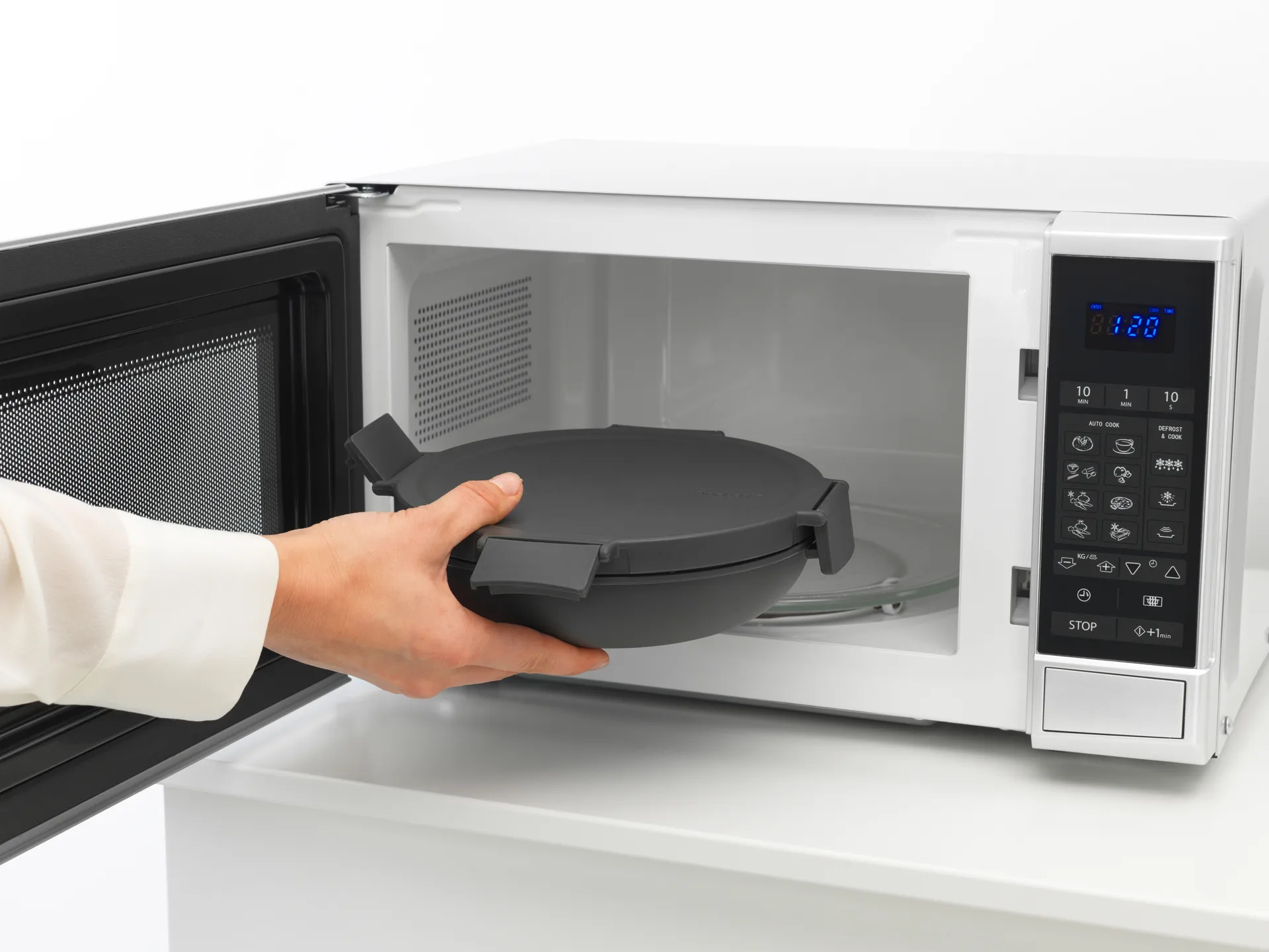 Pojemnik na żywność Make & Take 1 L, Ciemnoszary Brabantia