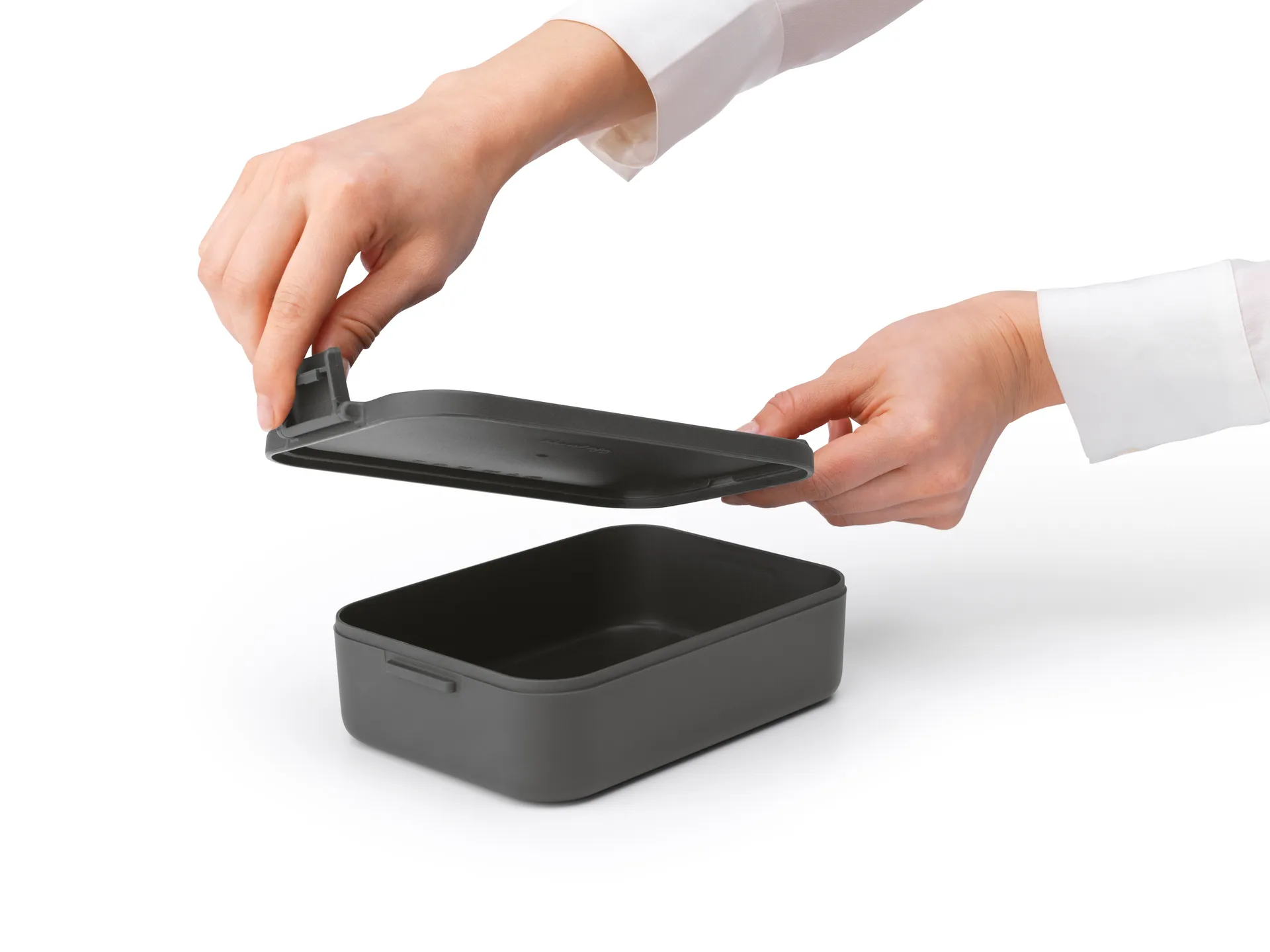Pojemnik na żywność średni, Make & Take 1,1 L, Ciemnoszary Brabantia