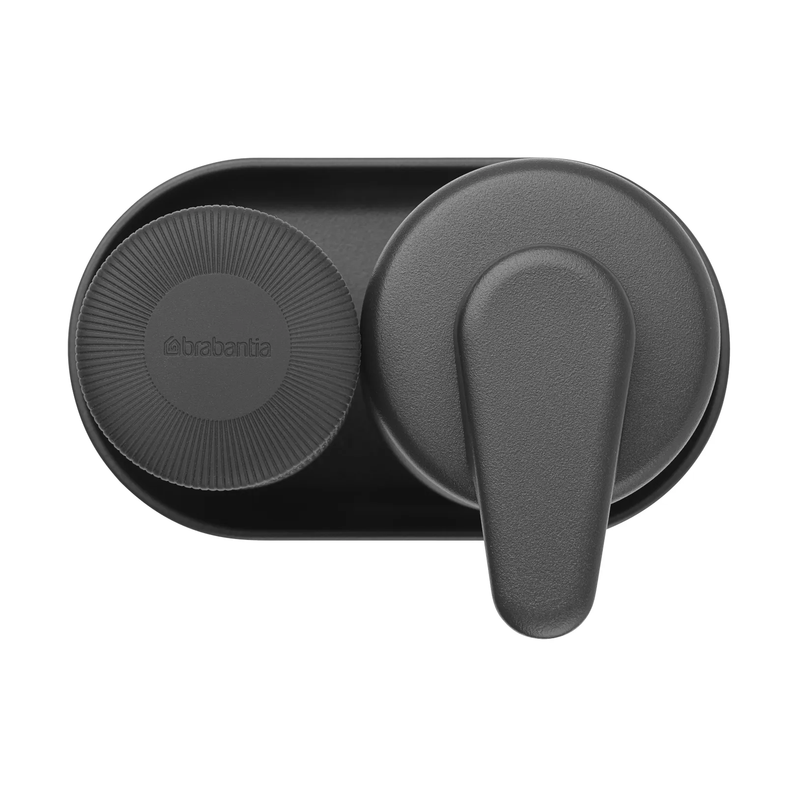 SinkStyle zestaw pompka do mydła/dozownik detergentu, Mineral Infinite Grey Brabantia