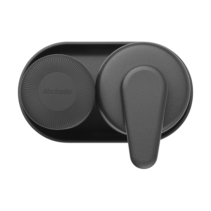 SinkStyle zestaw pompka do mydła/dozownik detergentu, Mineral Infinite Grey Brabantia