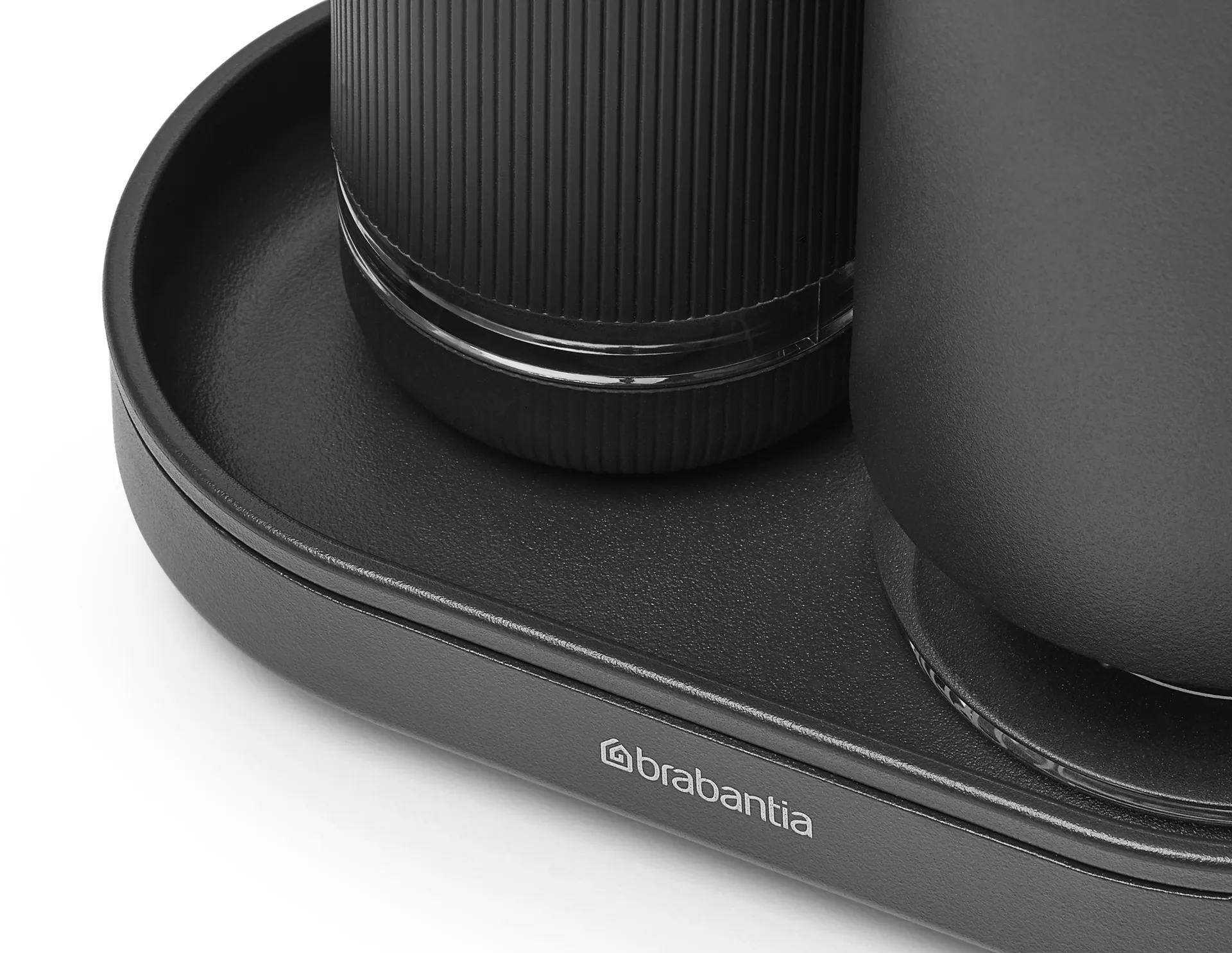 SinkStyle zestaw pompka do mydła/dozownik detergentu, Mineral Infinite Grey Brabantia