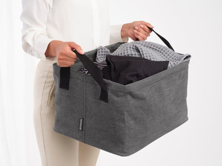Składany kosz na pranie Brabantia 35 L, Pepper Black Brabantia