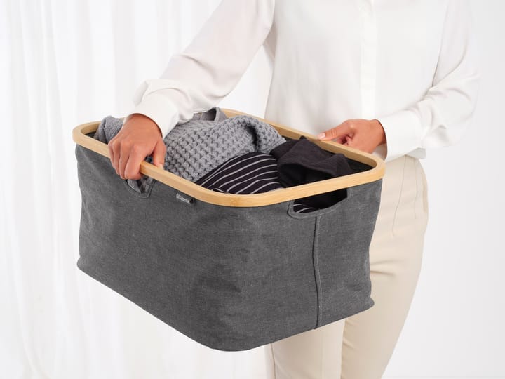 Składany kosz na pranie Brabantia 40 L, Pepper Black Brabantia
