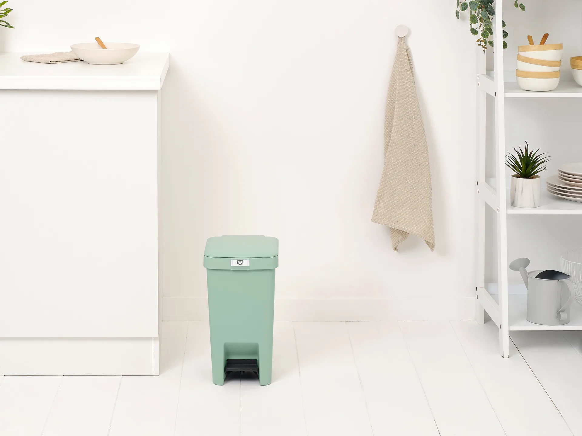 StepUp Kosz pedałowy 10 L, Jade green Brabantia