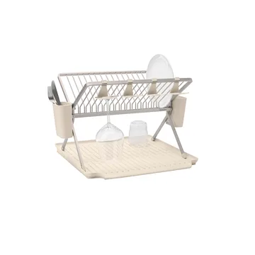 Stojak na naczynia Sinkside składany 51 cm - Soft Beige - Brabantia