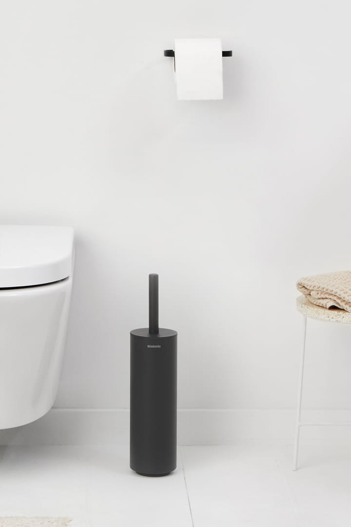 Szczotka do WC z uchwytem MindSet, Mineral Infinite Grey, silicone Brabantia