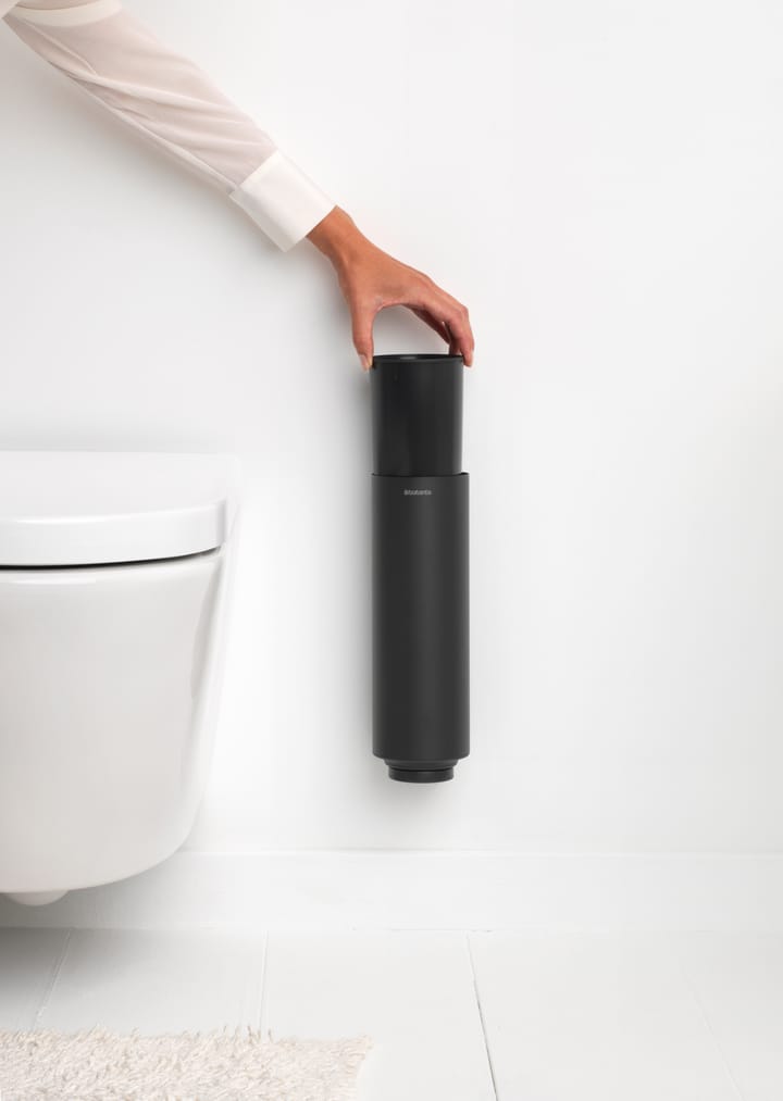 Szczotka do WC z uchwytem MindSet, Mineral Infinite Grey, silicone Brabantia