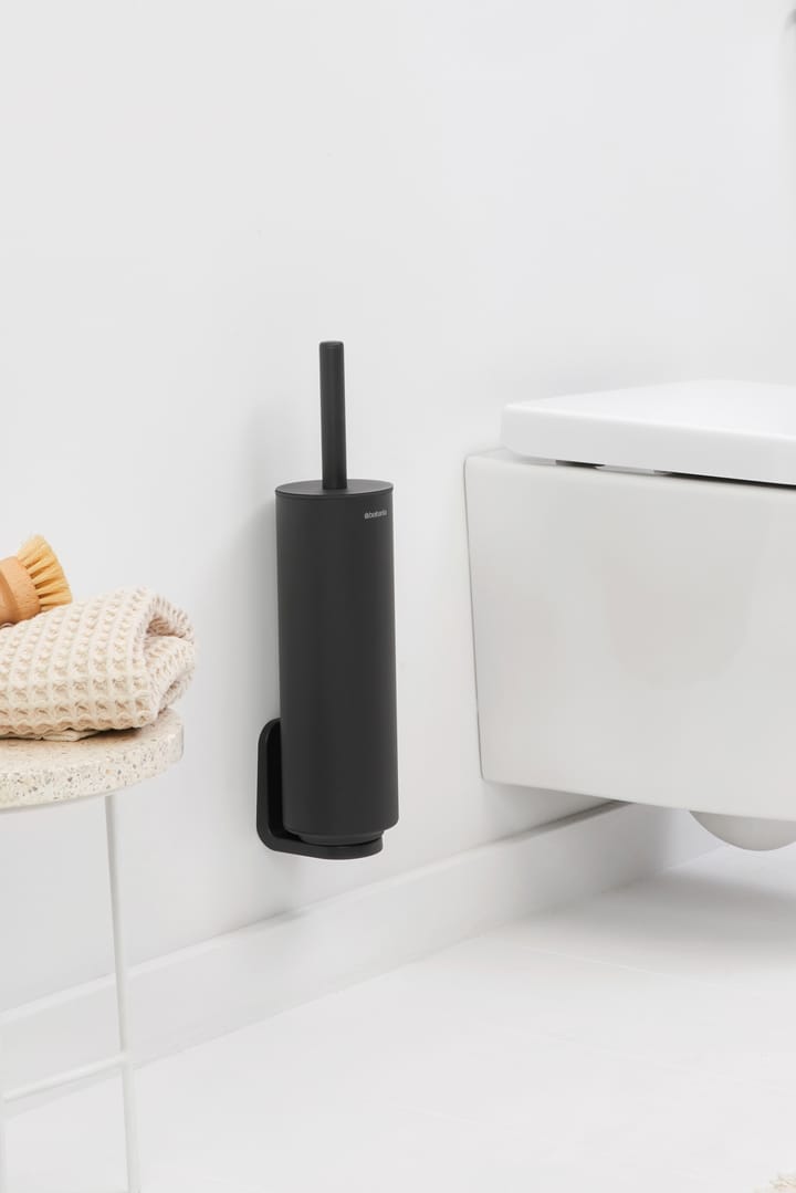 Szczotka do WC z uchwytem MindSet, Mineral Infinite Grey, silicone Brabantia