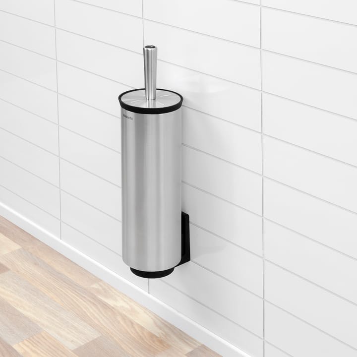 Szczotka ścienna do WC Profile, Matowy metal Brabantia