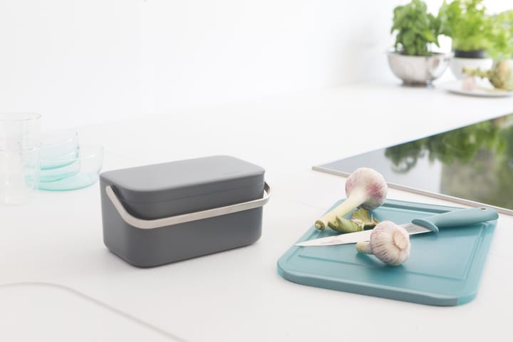 Szufelka na odpady spożywcze Sinkside 13x22 cm, Ciemnoszary Brabantia