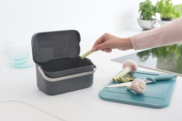 Szufelka na odpady spożywcze Sinkside 13x22 cm - Ciemnoszary - Brabantia