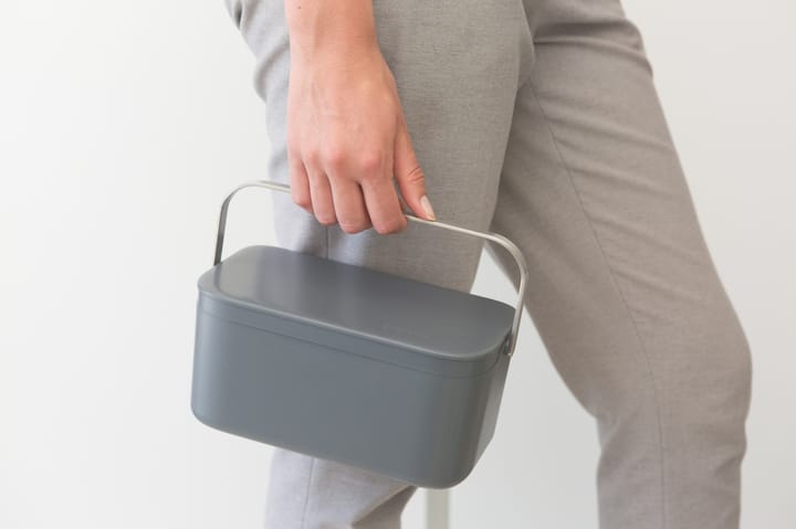 Szufelka na odpady spożywcze Sinkside 13x22 cm, Ciemnoszary Brabantia