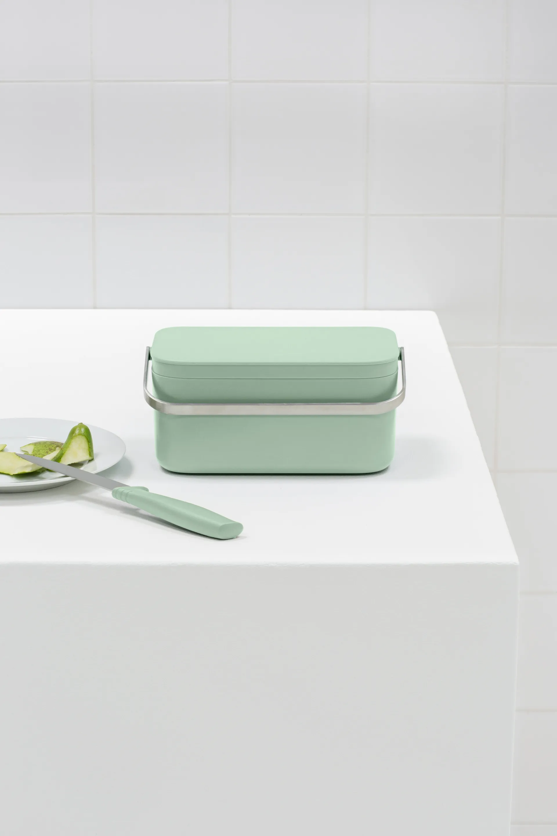 Szufelka na odpady spożywcze Sinkside 13x22 cm, Jade green Brabantia
