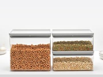 TASTY+ pojemnik, 3 szt 2x1,5 L+3,5L - Jasnoszary - Brabantia