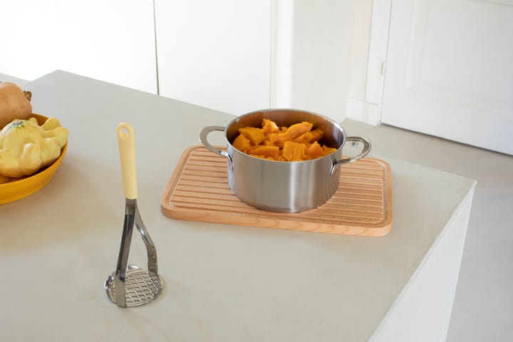 TASTY+ tłuczek do ziemniaków i łyżka, 2 części, Vanilla Yellow Brabantia