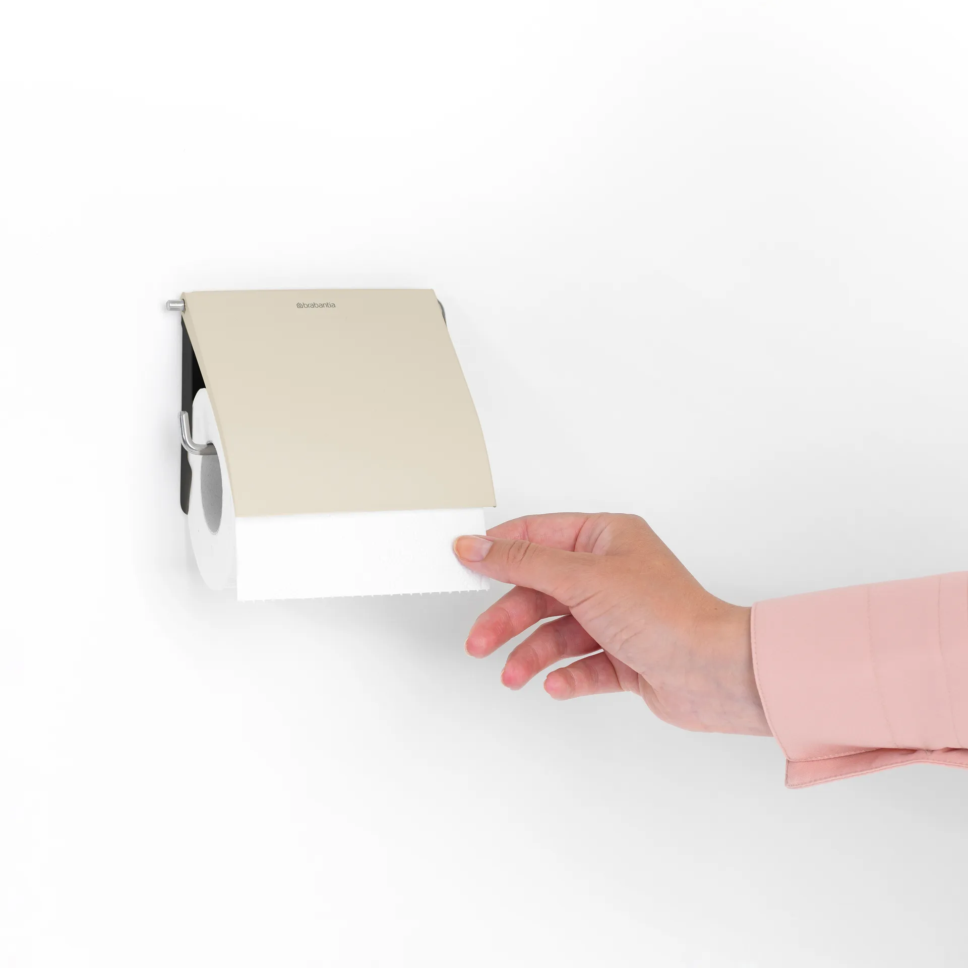 Uchwyt na papier toaletowy Brabantia ReNew, Soft Beige Brabantia