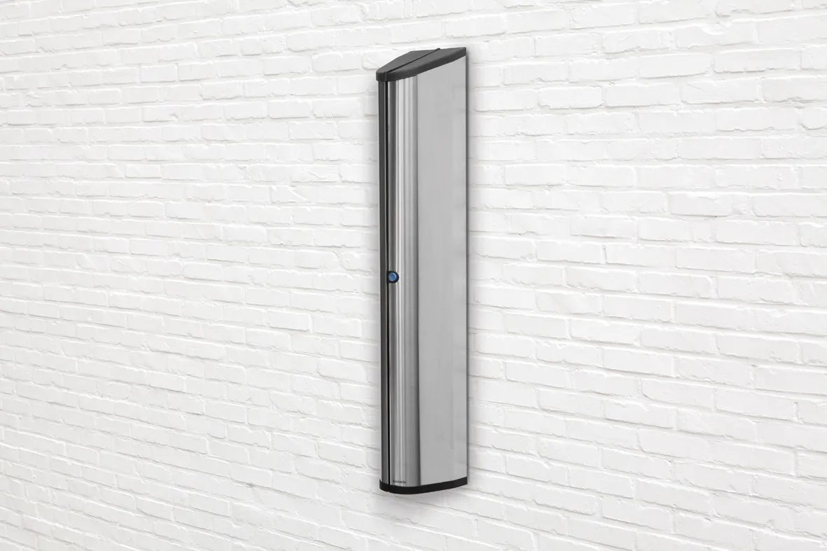 WallFix suszarka ścienna 24 m z ochronną skrzynką, Szara Brabantia