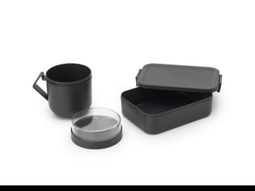 Zestaw do lunchu Make & Take, 2 elementy - Ciemnoszary - Brabantia