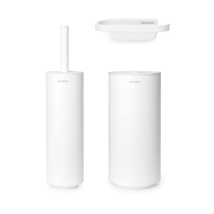 Zestaw do WC Mindset, 3 części - Mineral Fresh White - Brabantia