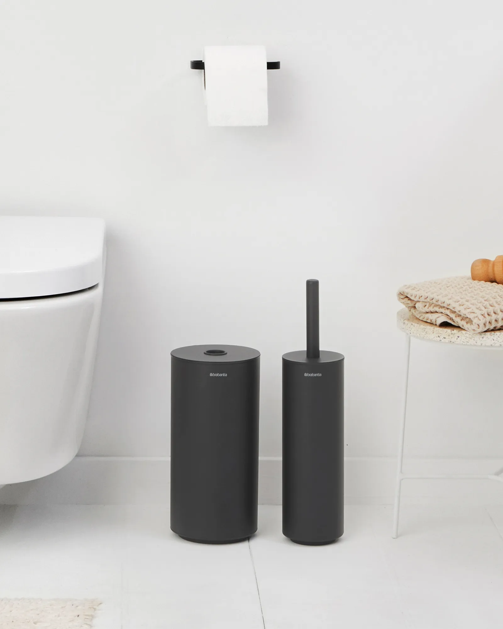 Zestaw do WC Mindset, 3 części, Mineral Infinite Grey Brabantia
