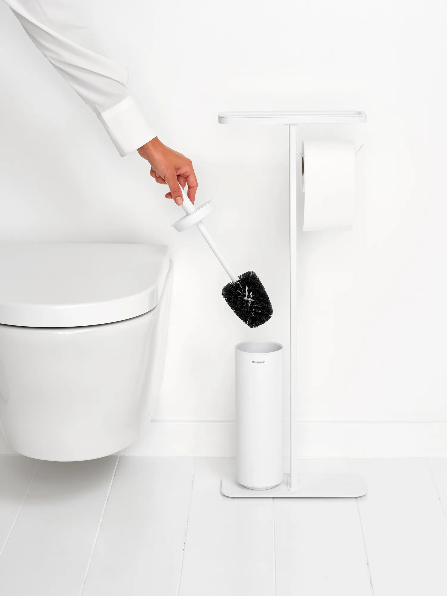 Zestaw do WC MindSet, Mineral Fresh White Brabantia