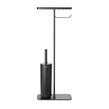 Zestaw do WC MindSet - Mineral Infinite Grey, silicone - Brabantia