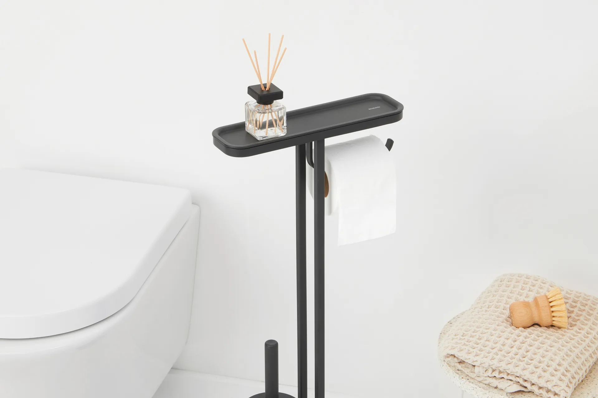 Zestaw do WC MindSet, Mineral Infinite Grey, silicone Brabantia