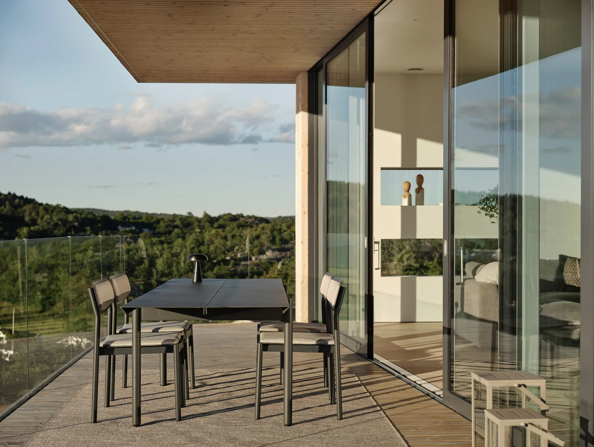 B45 stół jadalniany, Anthracite 180 cm Brafab