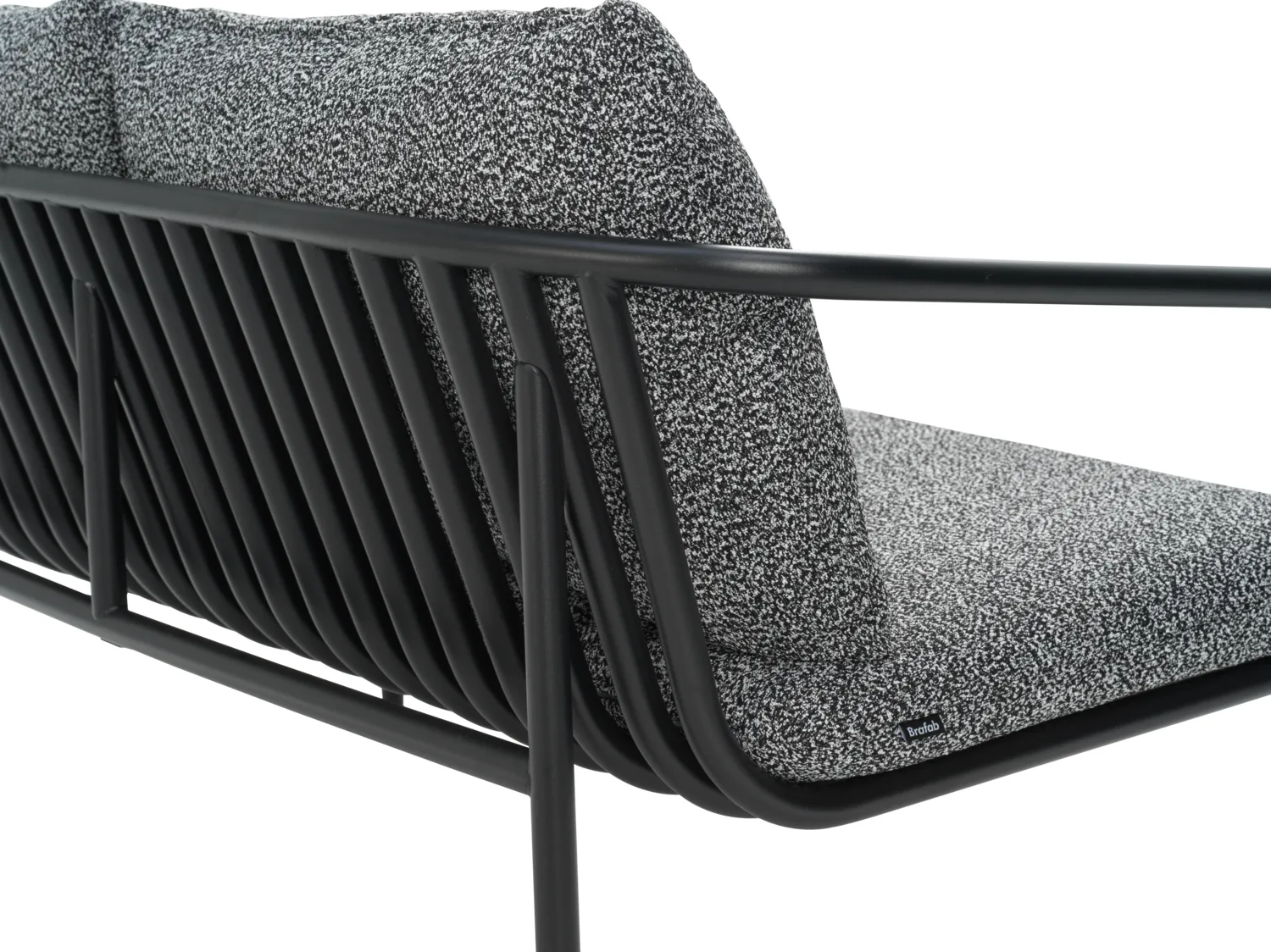 Bendt sofa, Czarny-teddy ant Brafab