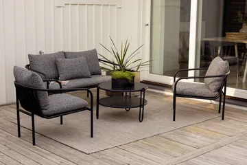 Bendt sofa - Czarny-teddy ant - Brafab