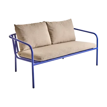 Bendt sofa - Teddy beige-indigo blue - Brafab