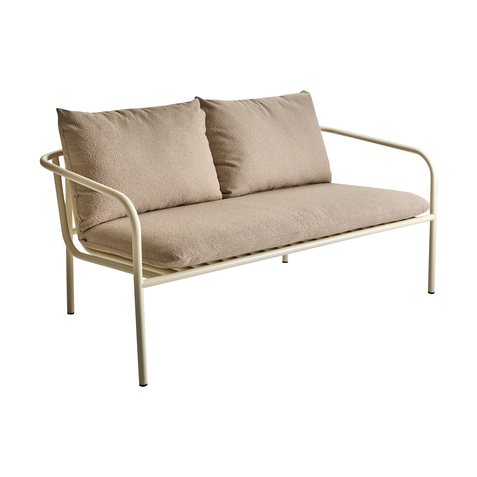 Bendt sofa, Teddy beige-pearl white Brafab