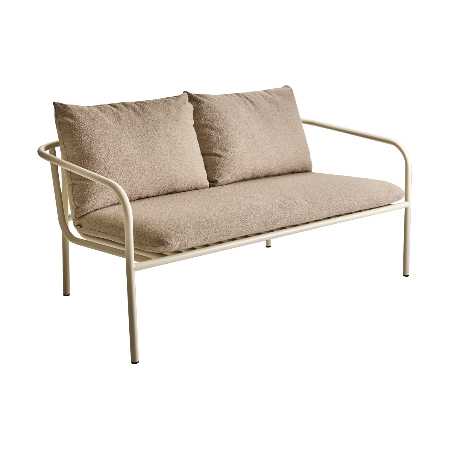 Brafab Bendt sofa Teddy beige-pearl white | Skandynawski Design | Biały