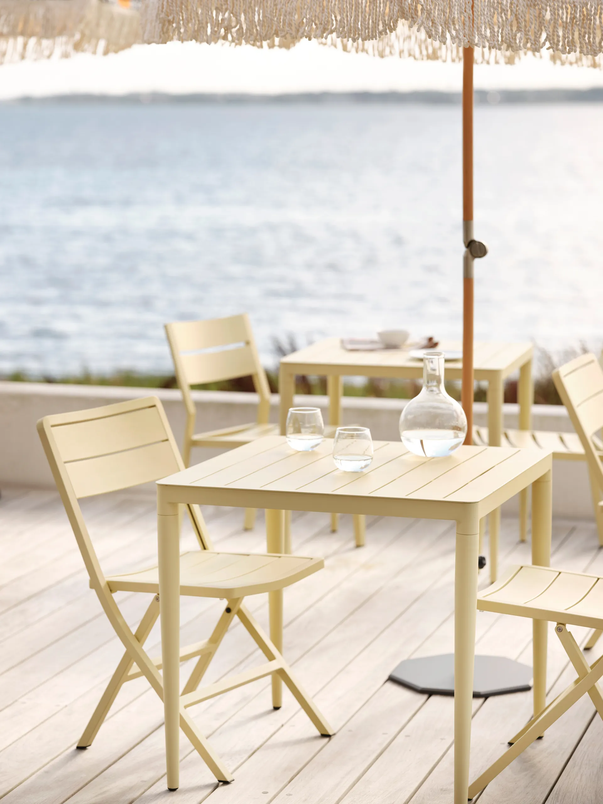 Bigby stół jadalniany, Light grey 76 cm Brafab