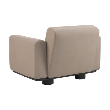 Fotel Bolster - Antracyt-teddy beige - Brafab