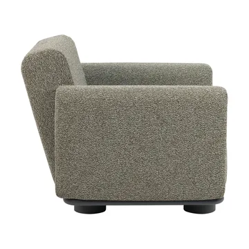 Fotel Bolster - Antracyt-teddy verde - Brafab