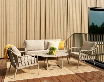 Fotel Coleville - Khaki-burlap beige - Brafab