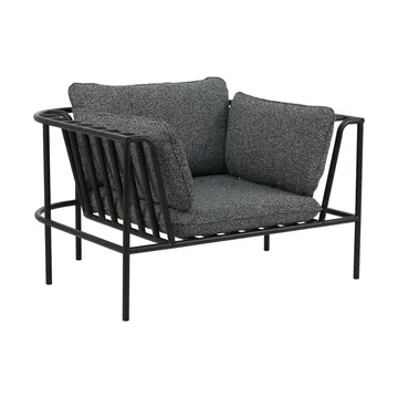 Fotel Collier - Czarny-teddy ant - Brafab