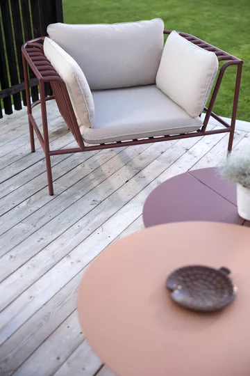 Fotel Collier - Zin red-teddy beige - Brafab