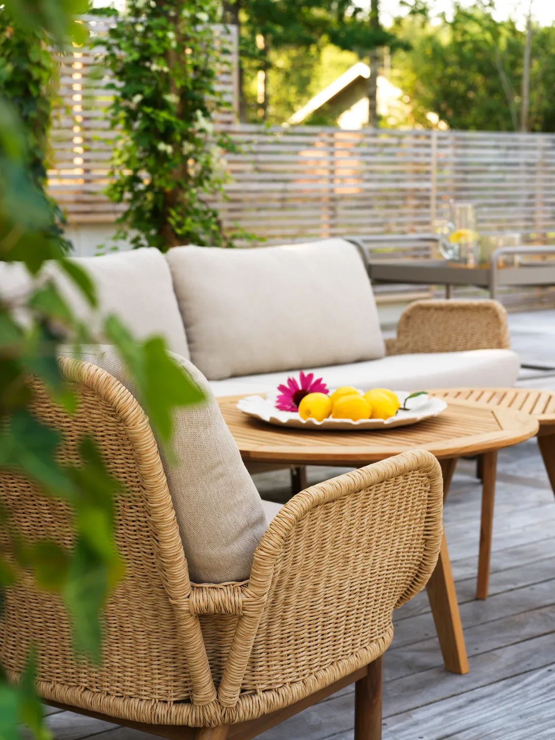 Fotel Lily, Twist straw-plush wheat Brafab