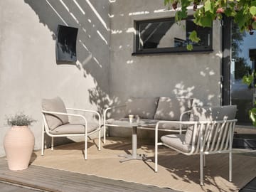 Fotel lounge Bendt - Teddy beige-pearl white - Brafab