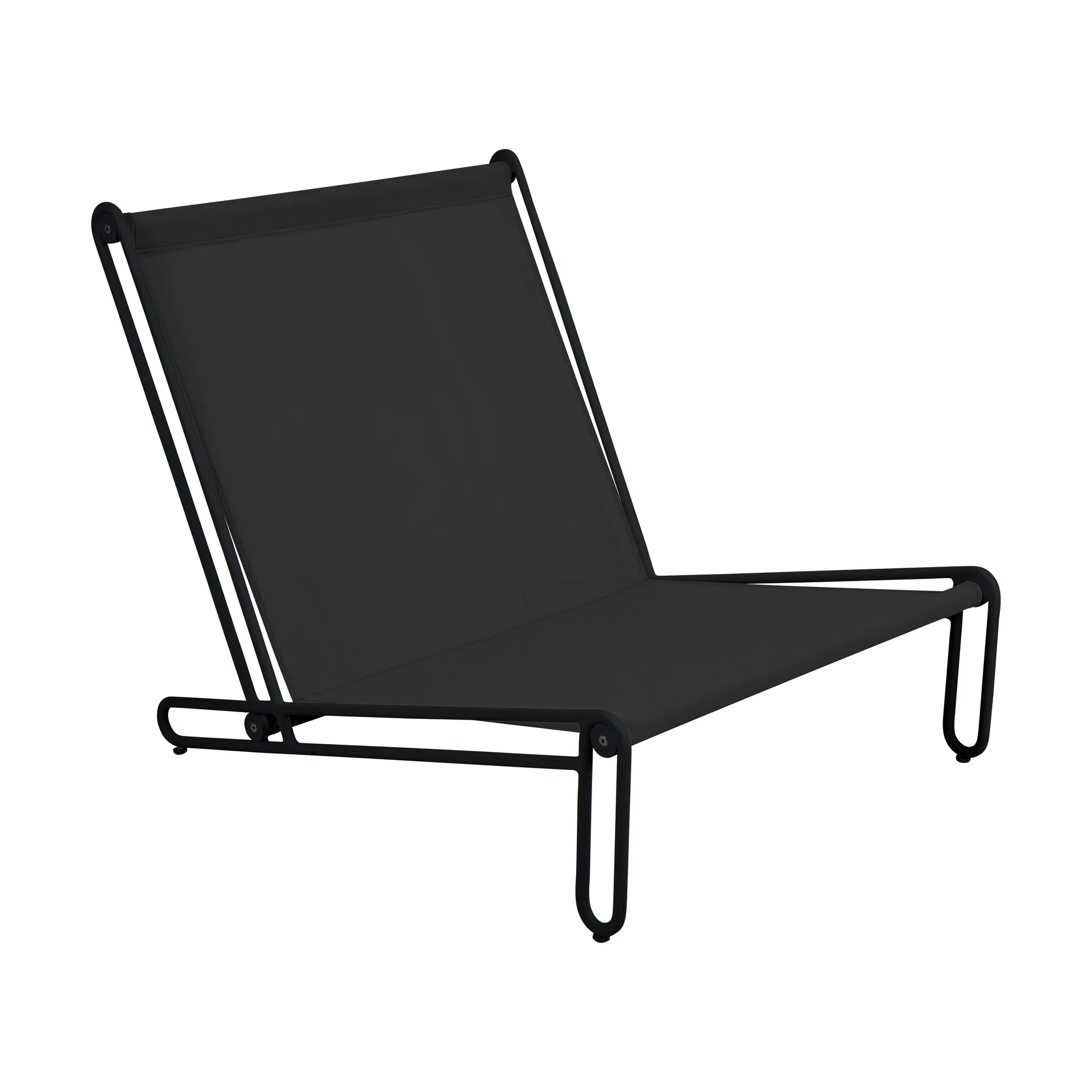 Fotel lounge Blixt, Czarny-clay beige Brafab