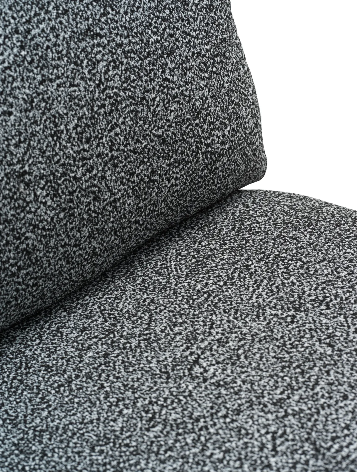 Fotel lounge Blixt, Czarny-teddy ant Brafab