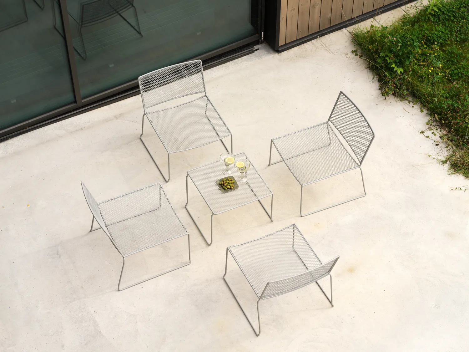 Fotel lounge Haru, Slate grey Brafab