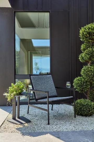 Fotel lounge Soro - Czarny-teddy ant - Brafab