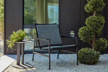 Fotel lounge Soro - Czarny-teddy ant - Brafab