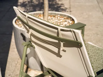 Fotel lounge Soro - Nordic green-teddy verde - Brafab