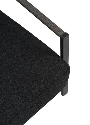 Fotel Lyra - Czarny-teddy black - Brafab