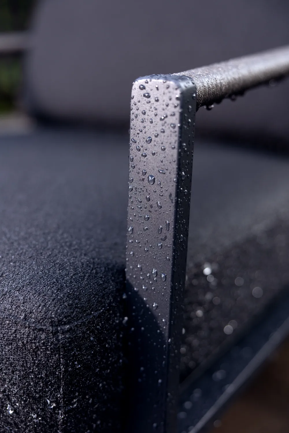 Fotel Lyra, Czarny-teddy black Brafab