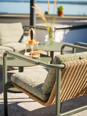 Fotel Motty - Nordic green-teddy verde - Brafab